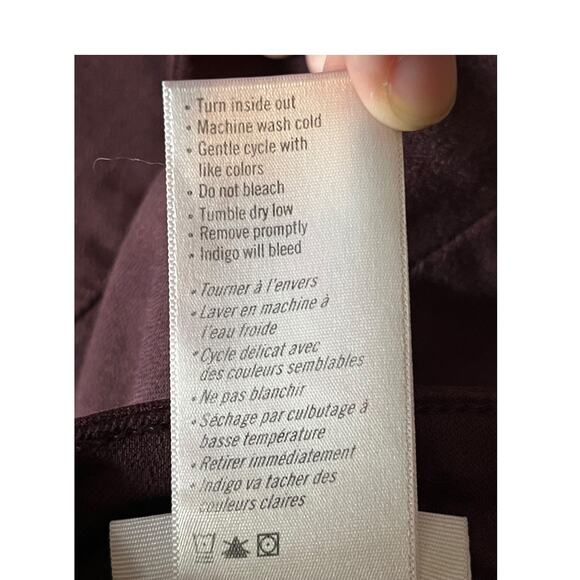 Paige jeans purple Verdugo Ankle Skinny size 26 - Picture 7 of 7